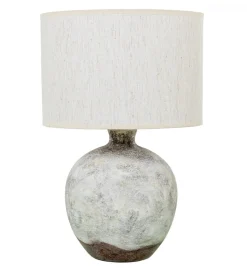 Lampa stołowa VENUS ceramika szara