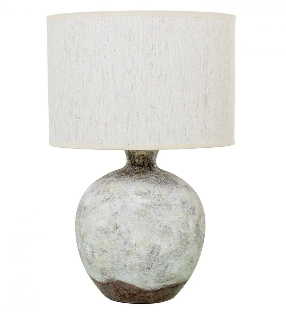 Lampa stołowa VENUS ceramika szara