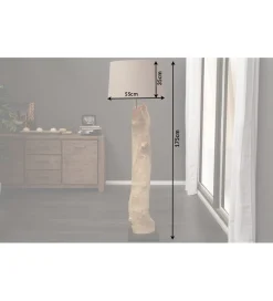 Lampa Treibholz Rousilique beżowa