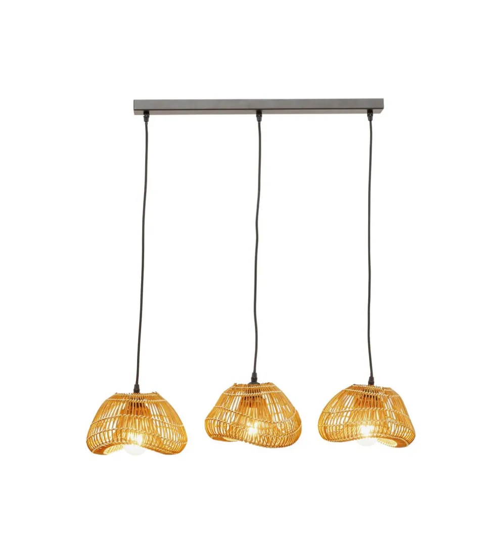 Lampa wisząca ALOHA DROP TRE 80 cm naturalna