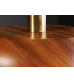 Lampa wisząca ALVA 25 cm drewno akacja
