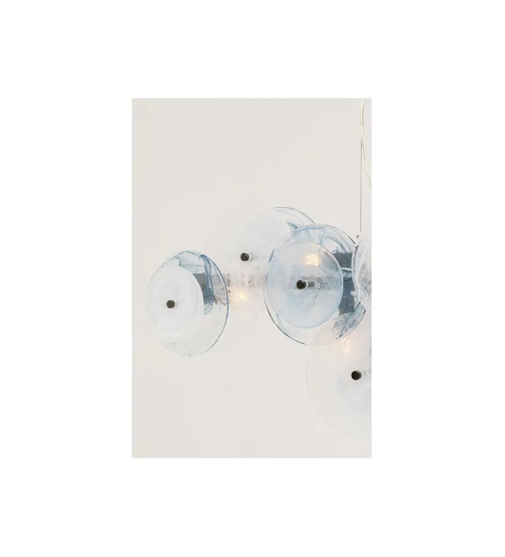Lampa wisząca AQUAMARINE 121 cm chromowana