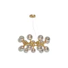 Lampa wisząca ATOMIC BALLS 74 cm złota