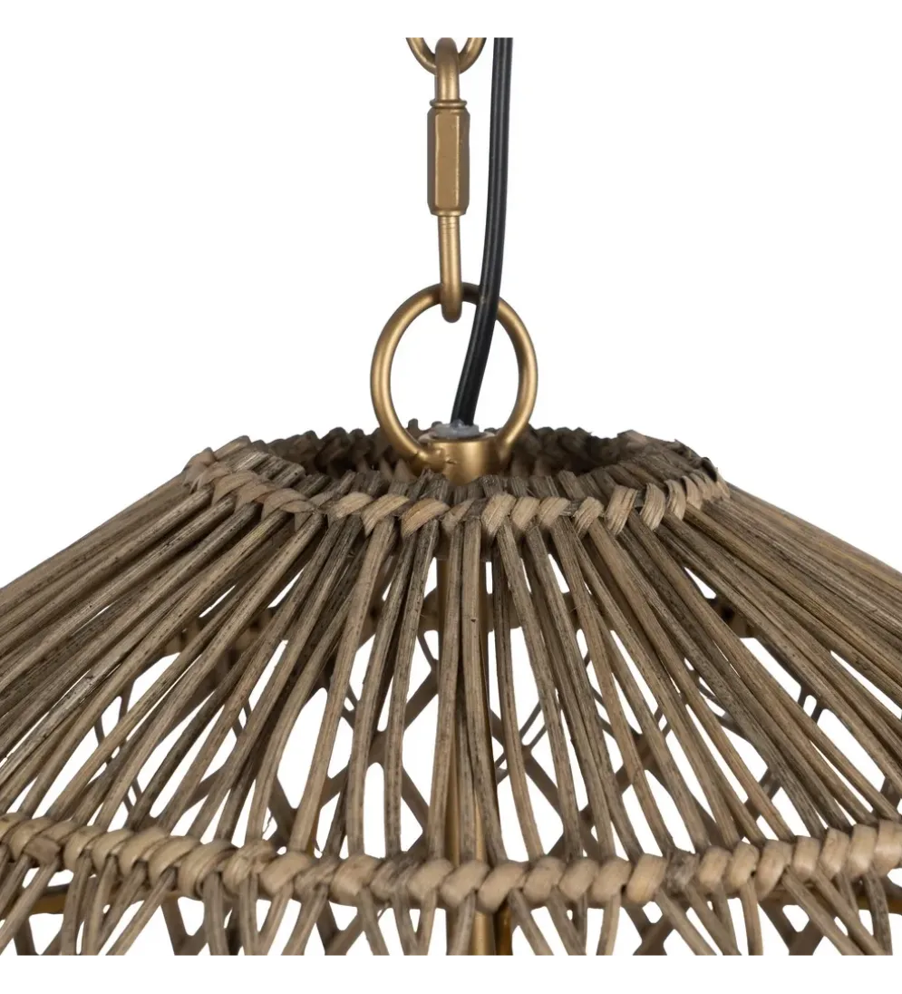 Lampa wisząca BEADINGO 71 cm naturalny