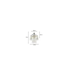 Lampa wisząca BELL HIGHLIGHT 134 cm