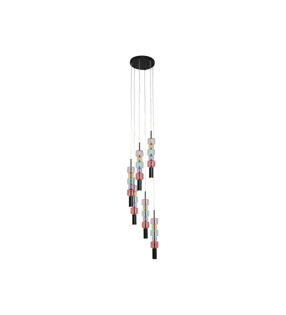 Lampa wisząca CANDY BAR 41 cm wielokolorowa