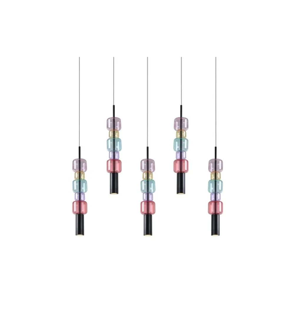 Lampa wisząca CANDY BAR 100 cm wielokolorowa