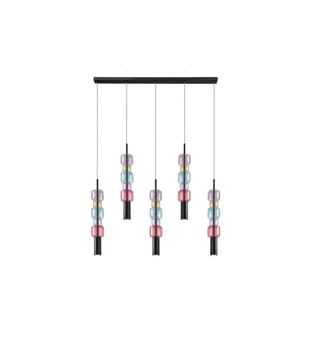 Lampa wisząca CANDY BAR 100 cm wielokolorowa