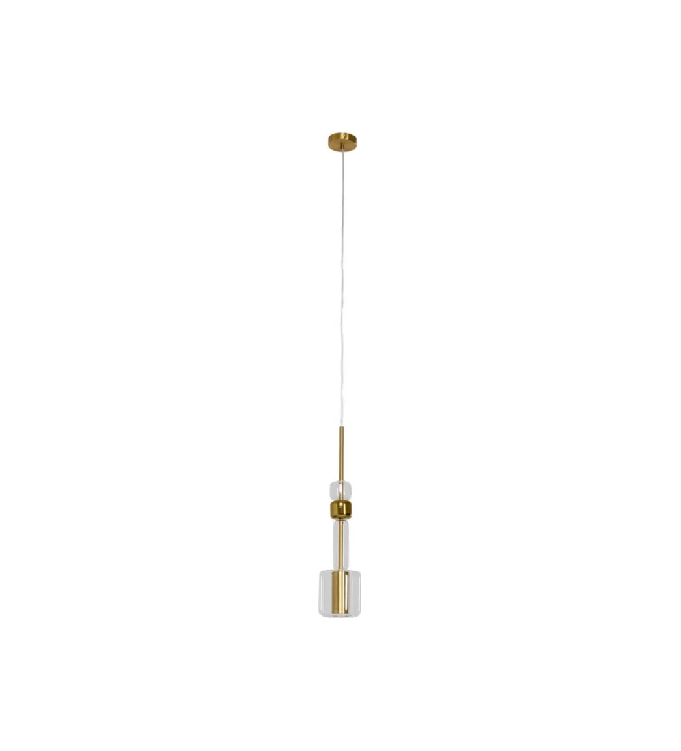 Lampa wisząca CANDY BAR 13 cm złota