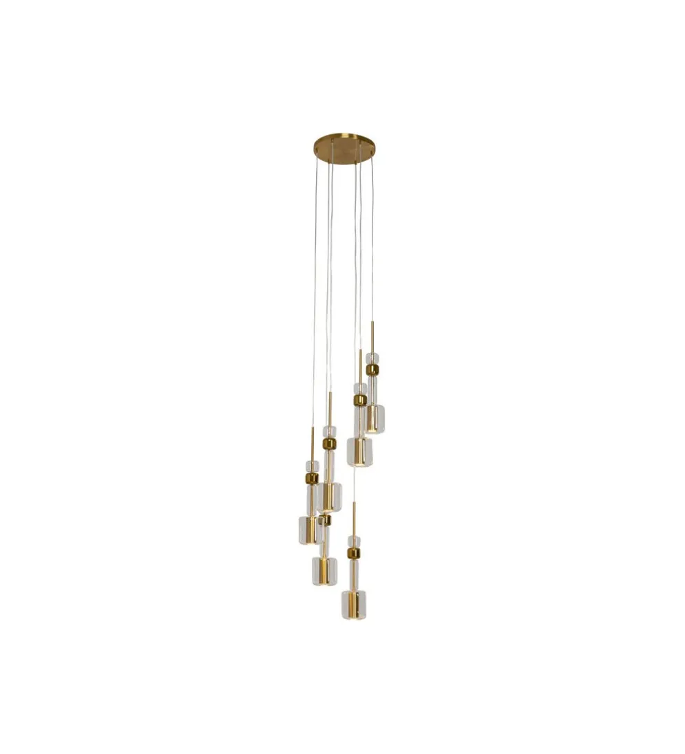 Lampa wisząca CANDY BAR 44 cm złota