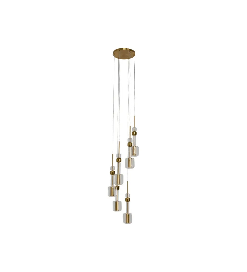 Lampa wisząca CANDY BAR 44 cm złota