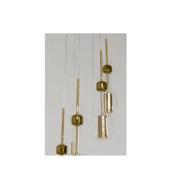 Lampa wisząca CANDY BAR 44 cm złota