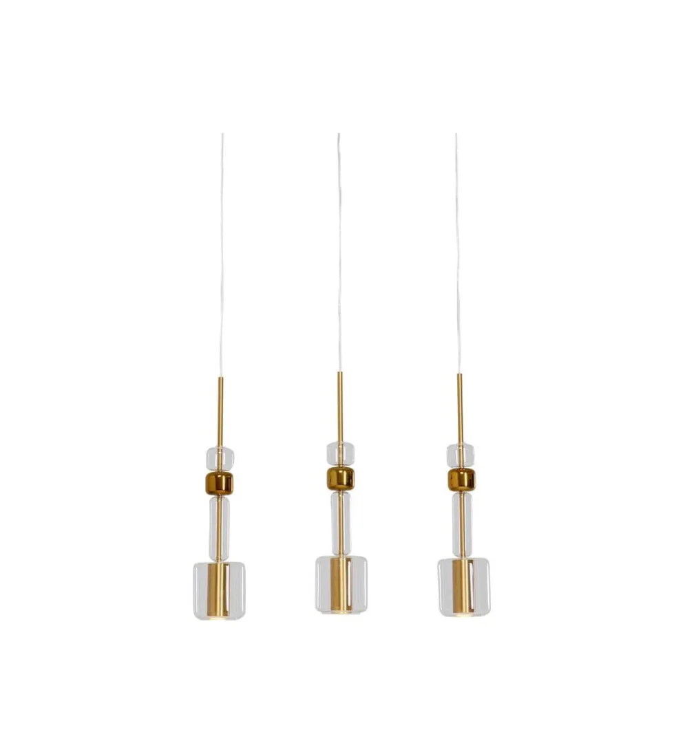 Lampa wisząca CANDY BAR 70 cm złota