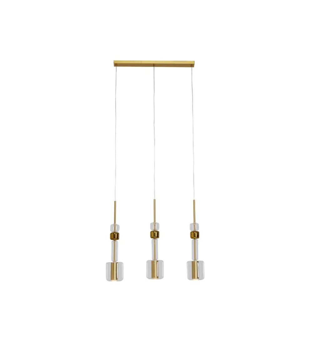 Lampa wisząca CANDY BAR 70 cm złota