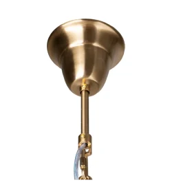 Lampa wisząca CELINK 50 cm złoto szara