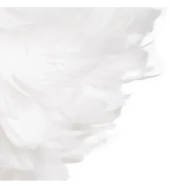Lampa wisząca CLOUDI 40 cm Pióro biała