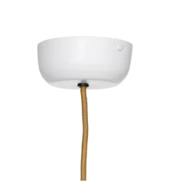 Lampa wisząca CONEMTA 50 cm biała