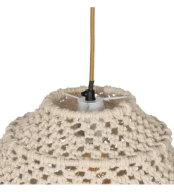 Lampa wisząca CONEMTA 50 cm biała
