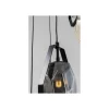 Lampa wisząca Diamond Fever Spiral 42 cm czarna