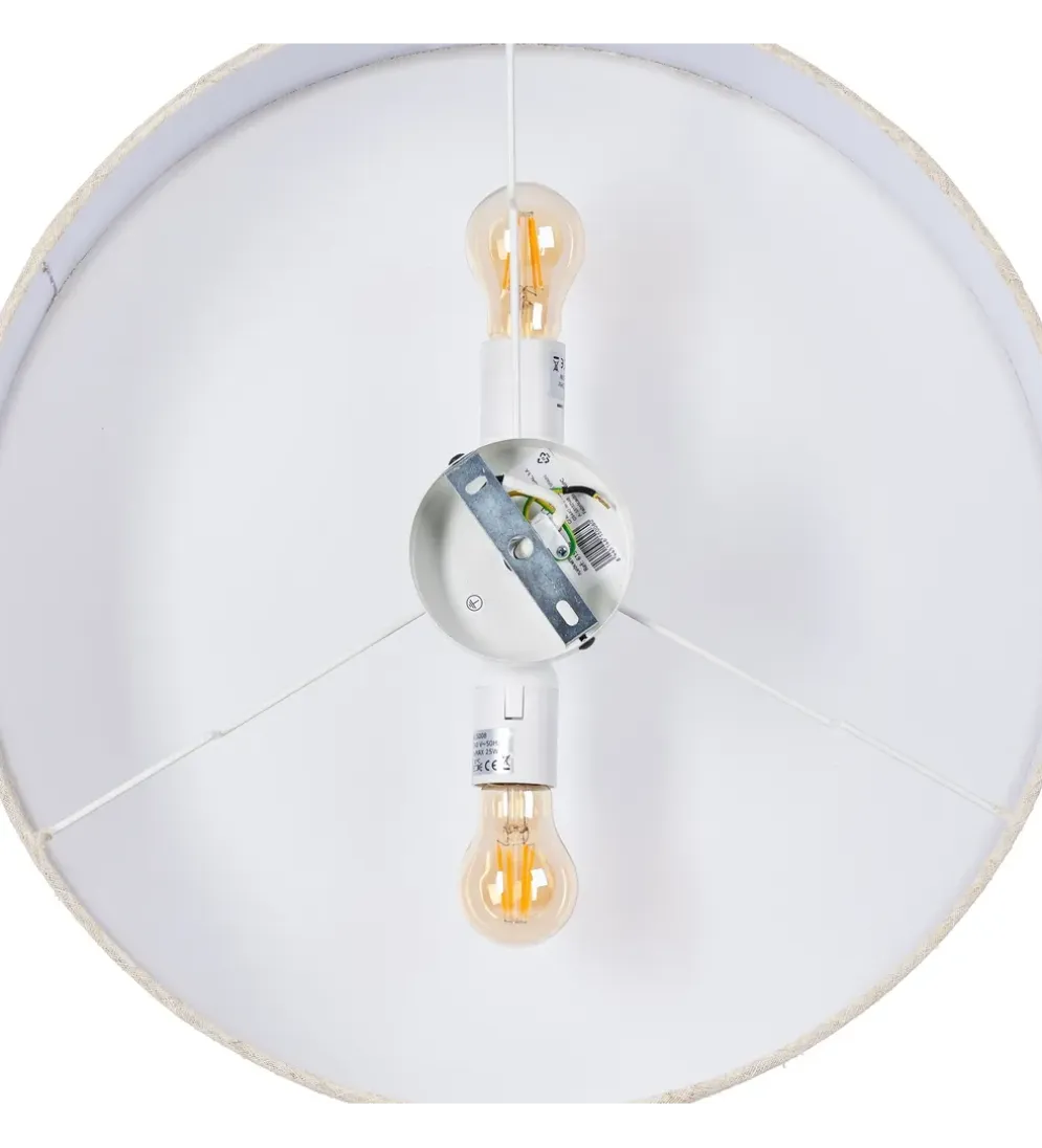Lampa wisząca DWEMNAO 50 cm biały
