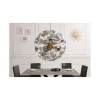 Lampa wisząca Evron Infinity 65 cm złota