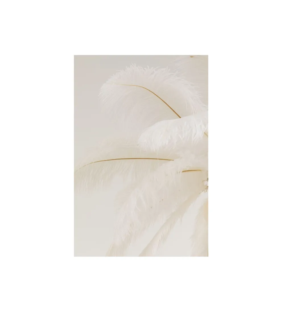 Lampa wisząca FEATHER PALM 87 cm biała