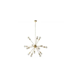 Lampa wisząca FIREWORKS 85 cm złota