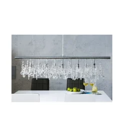 Lampa wisząca kryształowa Diamounds  9 Flamming