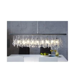Lampa wisząca kryształowa Diamounds  9 Flamming