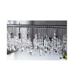 Lampa wisząca kryształowa Diamounds  9 Flamming