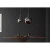 Lampa wisząca LIQUID DIAMOND 20 cm szkło dymione