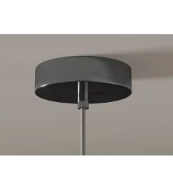 Lampa wisząca LIQUID DIAMOND 20 cm szkło dymione