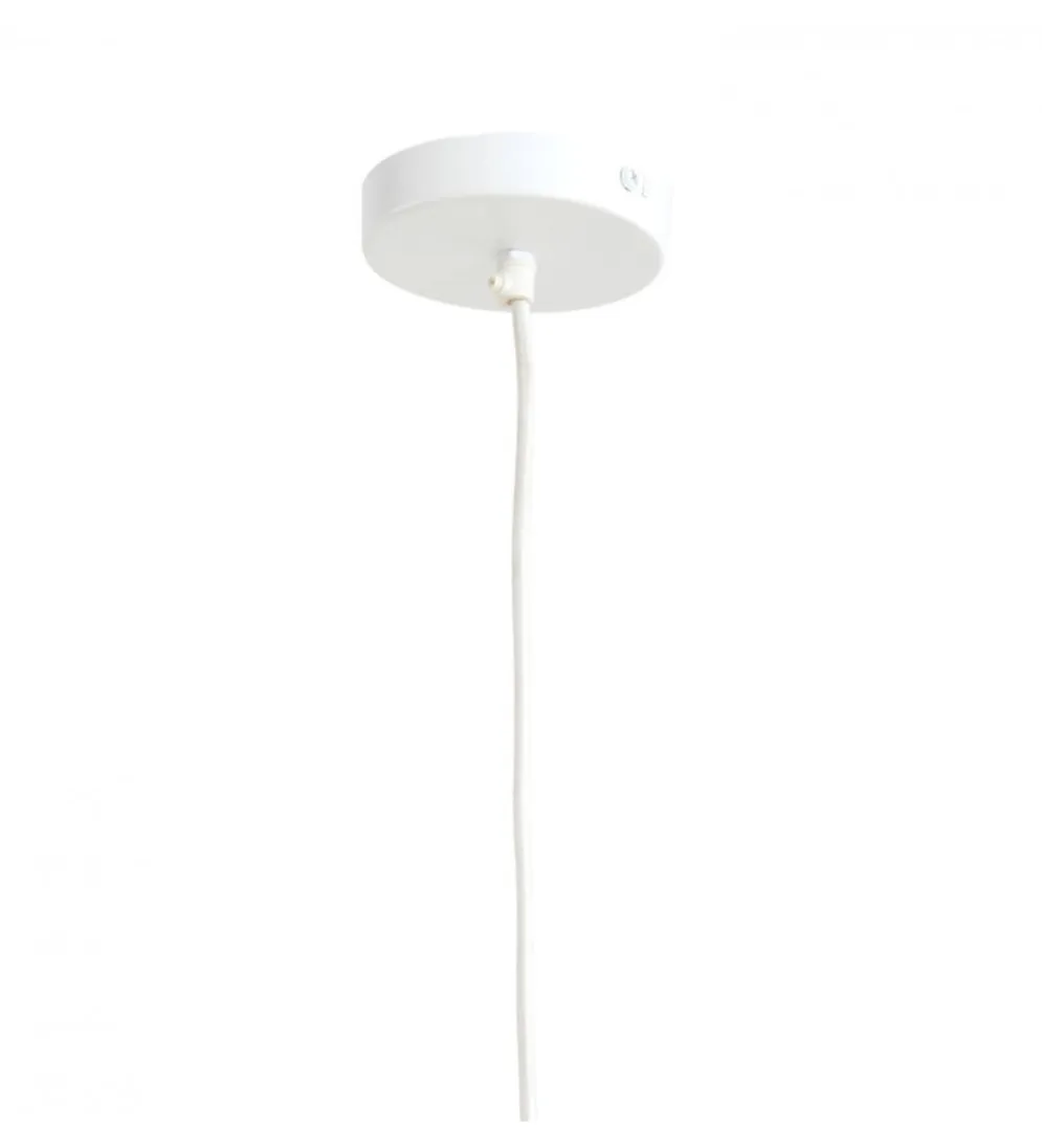 Lampa wisząca LONIA 71 cm kremowa antyczny brąz