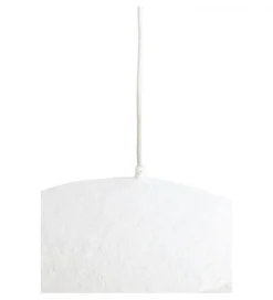 Lampa wisząca LONIA 71 cm kremowa antyczny brąz