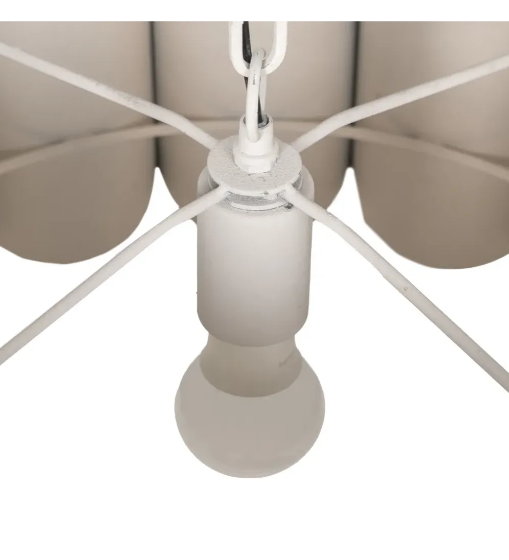 Lampa wisząca MIMKRO 61 cm biała