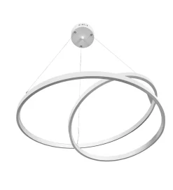Lampa wisząca MONA LED 60 cm biała