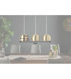 Lampa wisząca Mystic GOLDEN BALL złota