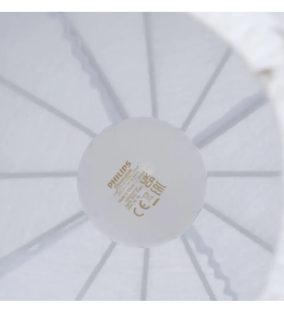 Lampa wisząca NERAZMAI 25 cm biała