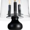 Lampa wisząca ORO 54 cm czarna