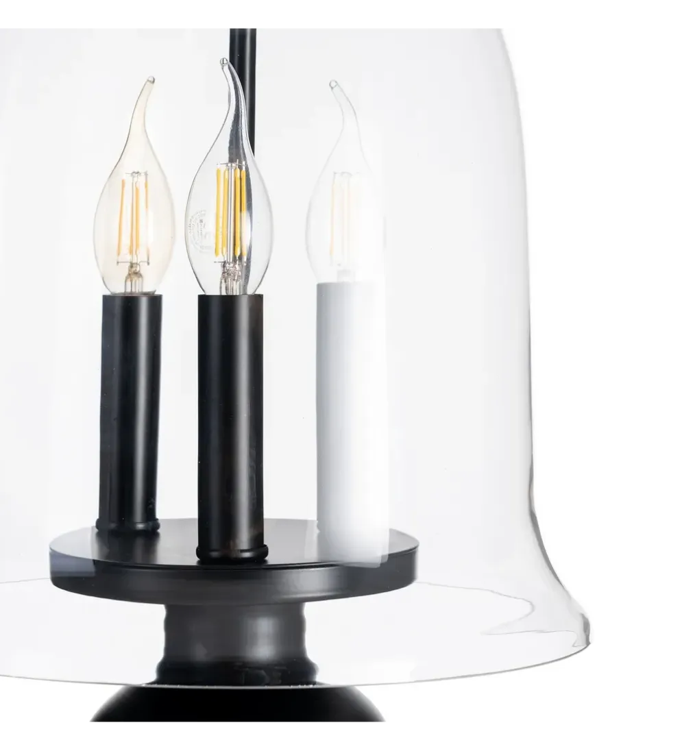Lampa wisząca ORO 54 cm czarna