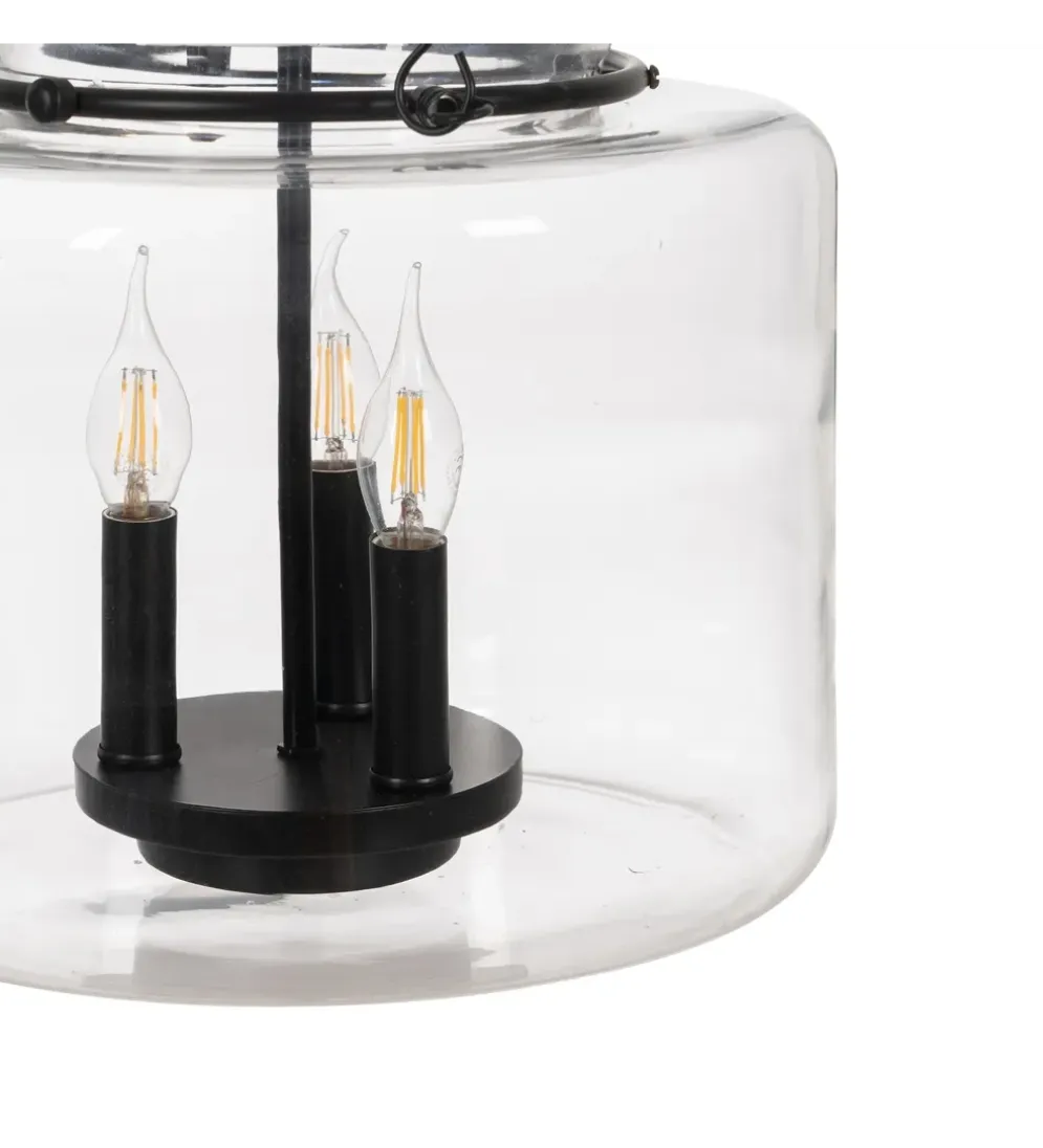 Lampa wisząca ORO 72 cm czarna