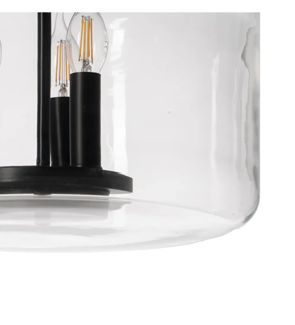 Lampa wisząca ORO 72 cm czarna