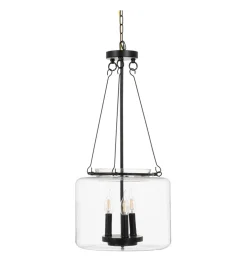 Lampa wisząca ORO 72 cm czarna
