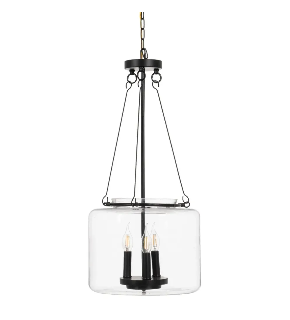 Lampa wisząca ORO 72 cm czarna