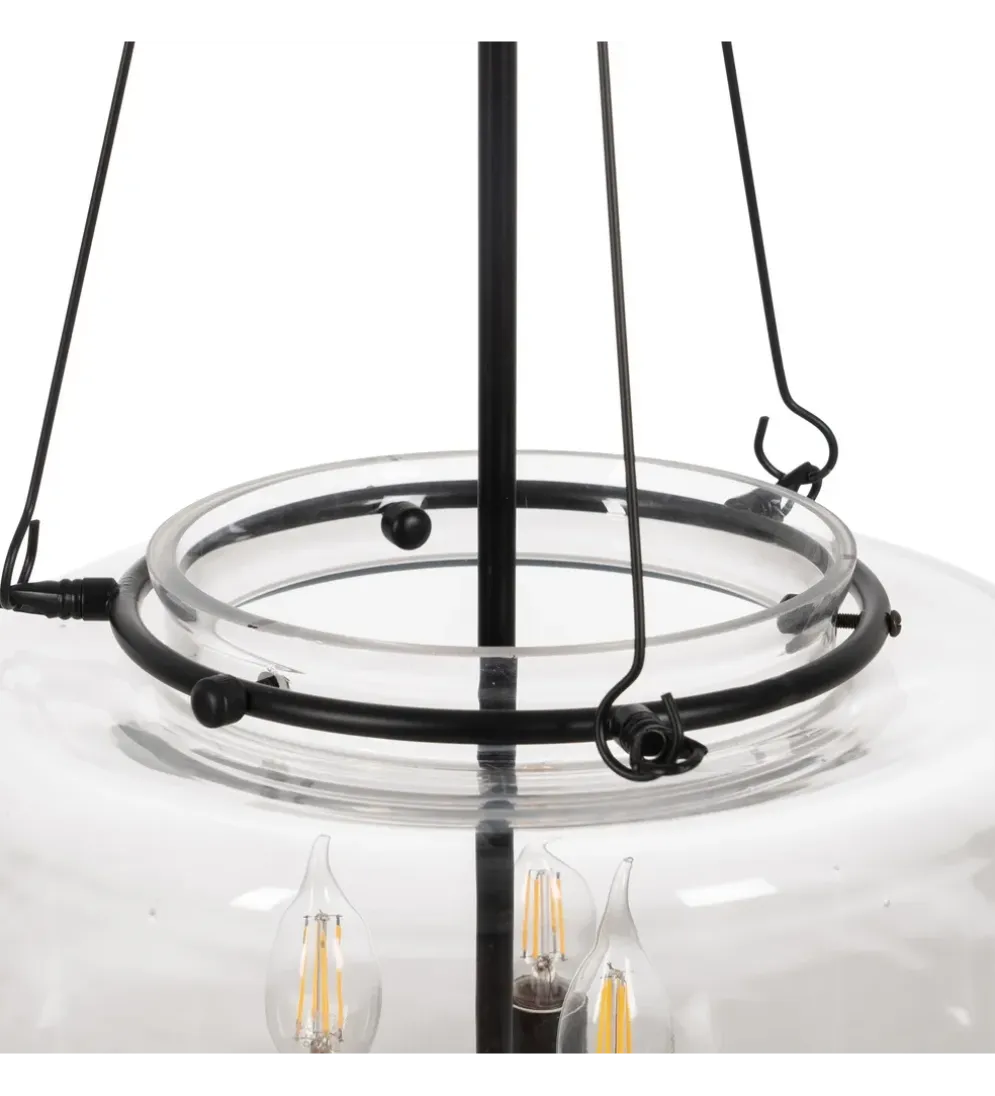 Lampa wisząca ORO 72 cm czarna