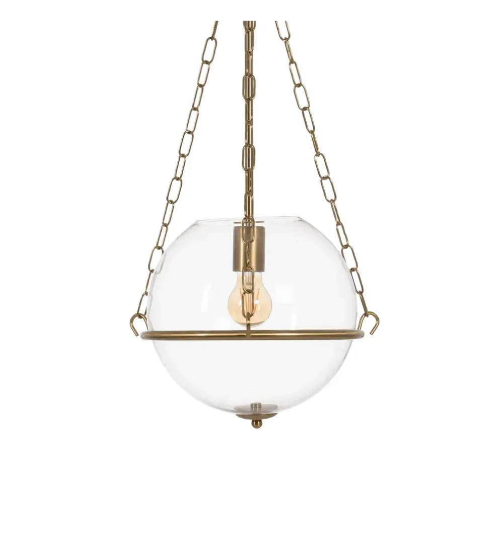 Lampa wisząca ORO 28 cm złota