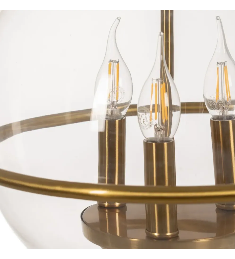 Lampa wisząca ORO 35 cm złota