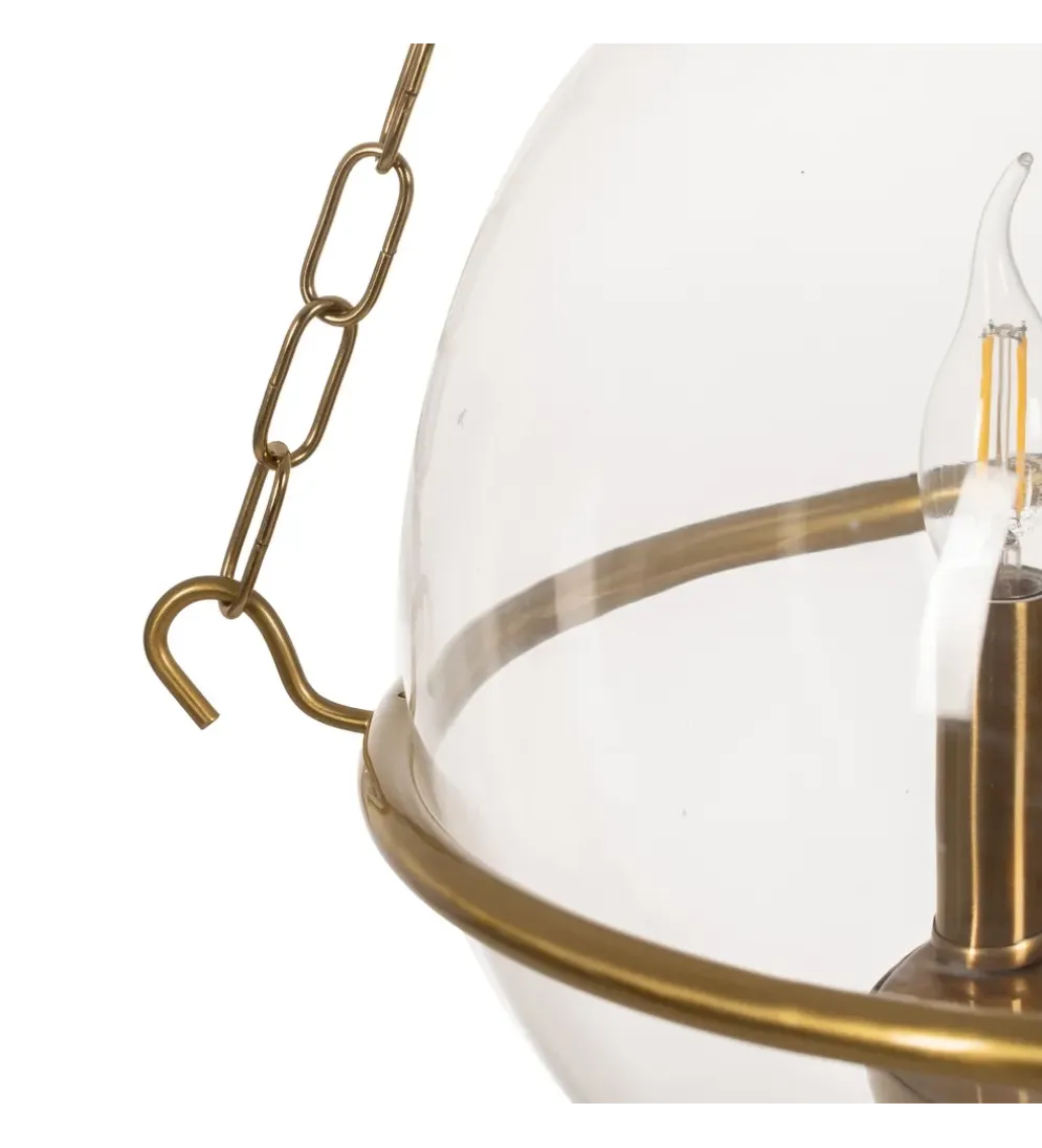 Lampa wisząca ORO 35 cm złota