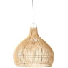 Lampa wisząca Pear 80 cm naturalna