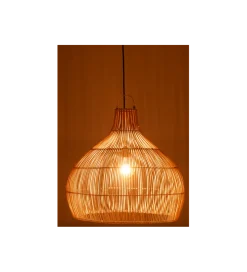 Lampa wisząca Pear 80 cm naturalna